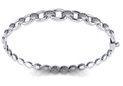 Open link bracelet diamond 3d printing model