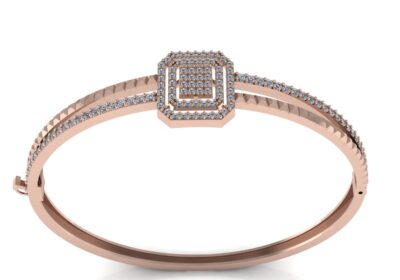 Bracelet diamond pave 3d printing model