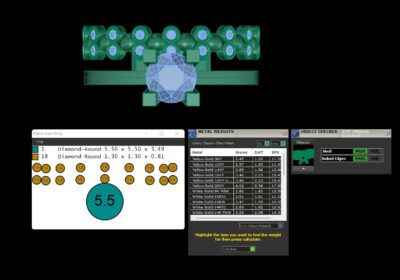 Wedding ring 10 two in one engagement assembled 3D print model