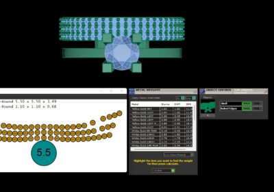 Wedding ring 13 two in one engagement assembled 3D print model