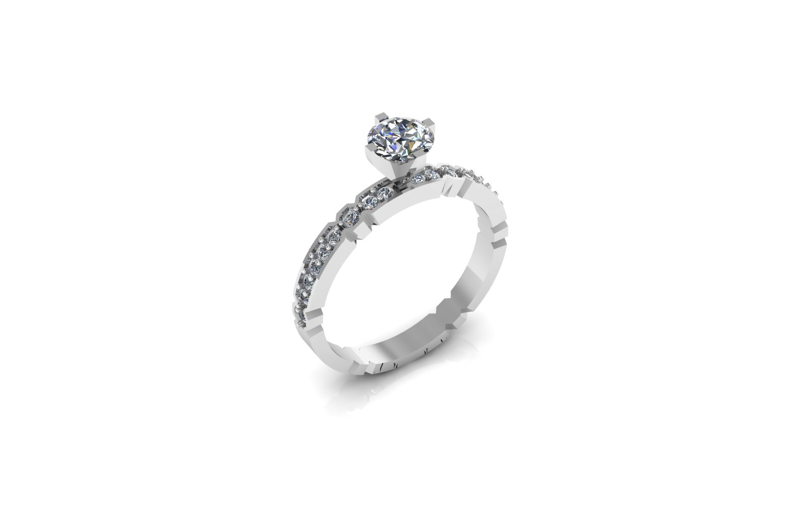 Fashion jewelry engagement ring
