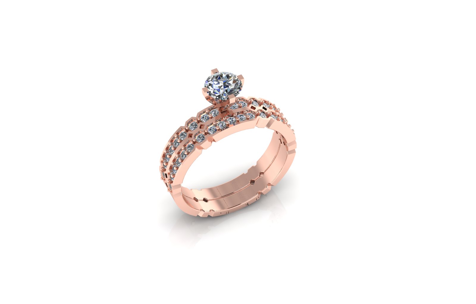 Asscher diamond engagement