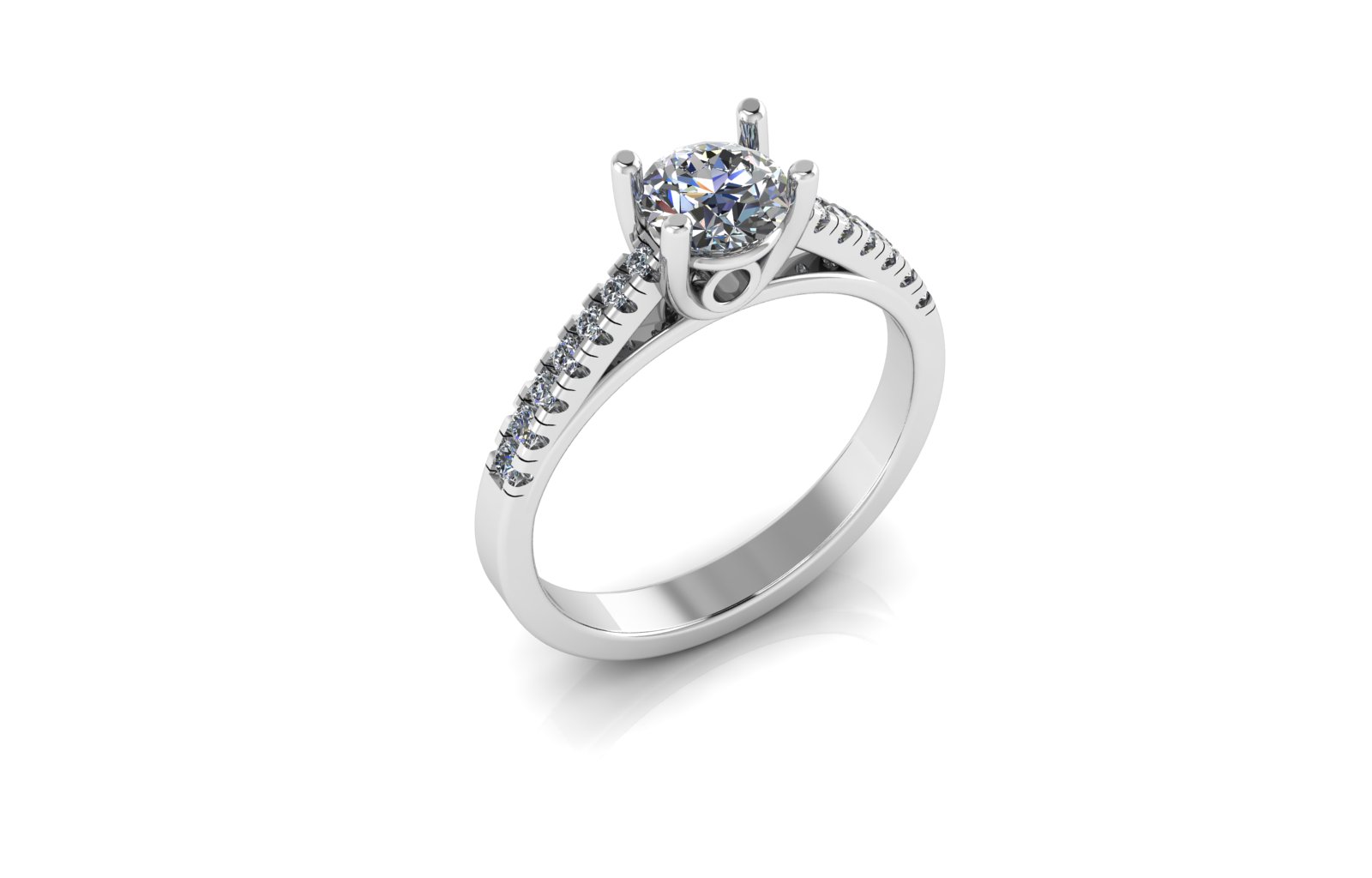 Diamond wedding engagement ring