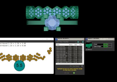 Wedding ring 15 two in one engagement assembled 3D print model
