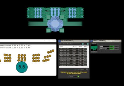 Wedding ring 16 two in one engagement assembled 3D print model