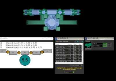 Wedding ring 19 two in one engagement assembled 3D print model