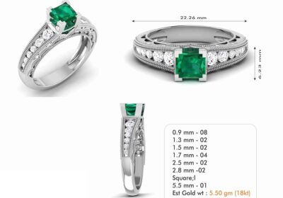 Ron Rosen Engagement wedding ring 3d cad file