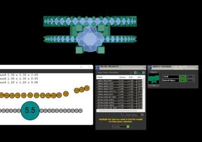 Wedding ring 28 two in one engagement assembled 3D print model