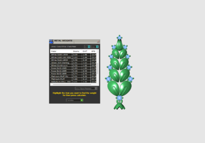Pearl drop Kuberbox pendant tree pendant 3d model