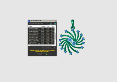 Ray of Sun Diamond Pendant 3d model