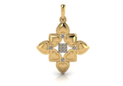 Sparklink diamond pendants hearts pendant 3d model