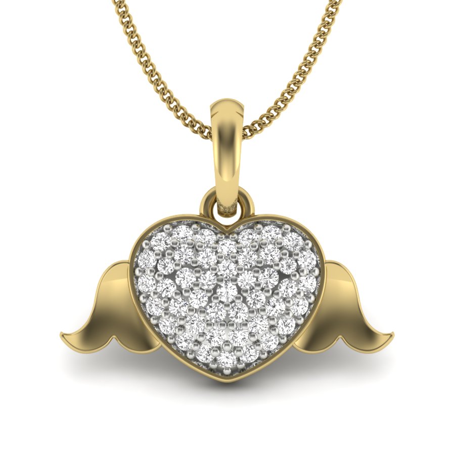 Royal Heart Diamond Pendant