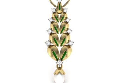 Pearl drop Kuberbox pendant tree pendant 3d model