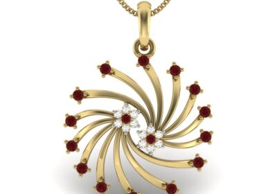 Ray of Sun Diamond Pendant 3d model