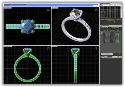 Ansford Solitaire Rose Gold Engagement Ring 3d cad file