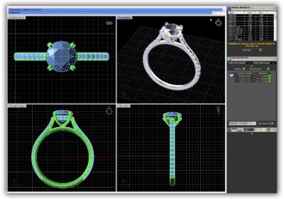 Angelic Diamonds Rose Gold Solitaire 3d model