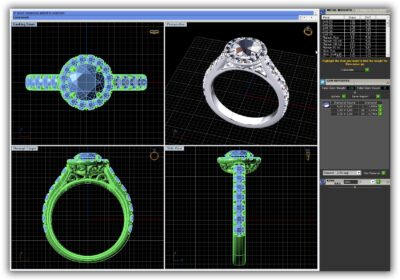 Halo new Round Diamond Engagement Ring 3d model