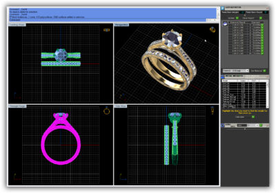 Classic round diamond engagement ring 3d cad file