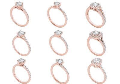 18 engagement wedding solitaire ring bulk collection 3d model